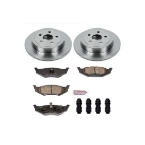 Chrysler Cirrus Brake Kit - Rear - PowerStop - Z17 Evolution Plus Rotors + Ceramic Pads - `95-`00