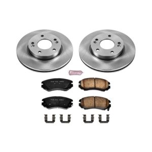 Kia Soul Brake Kit - Front - PowerStop - Z17 Evolution Plus Ceramic Pads + Autospecialty Rotors - `10-`11