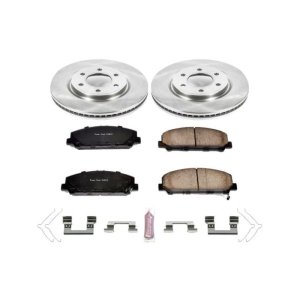 Infiniti QX56 Brake Kit - Front - PowerStop - OE Rotors + Z17 Evolution Plus Ceramic Pads - `11-`13