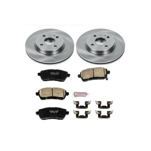 Mazda 2 Brake Kit - Front - PowerStop - Z17 Evolution Plus Ceramic Pads + Autospecialty Rotors - `11-`14