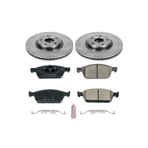 Ford Escape Brake Kit - Front - PowerStop - Z17 Evolution Plus Ceramic Pads + Autospecialty Rotors - `13-`19