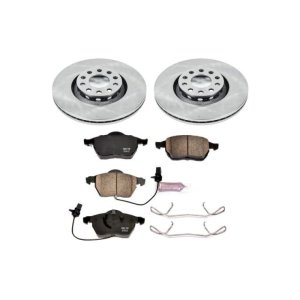 Audi A4 Brake Kit - Front - PowerStop - Autospecialty Rotors + Z17 Evolution Plus Ceramic Pads - `02-`05