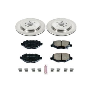 Ford Explorer Brake Kit - Rear - PowerStop - Z17 Evolution Plus Ceramic Pads + Autospecialty Rotors - `13-`19