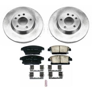 Cadillac ATS Brake Kit - Front - PowerStop - Z17 Evolution Plus Ceramic Pads + Autospecialty Rotors - `13-`18