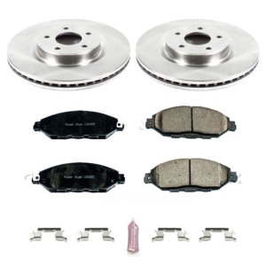 Infiniti JX35 Brake Kit - Front - PowerStop - Autospecialty Rotors + Z17 Evolution Plus Ceramic Pads - 2013