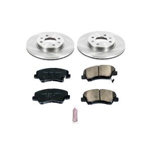 Hyundai Accent Brake Kit - Front - PowerStop - Z17 Evolution Plus Ceramic Pads + Autospecialty Rotors - `12-`18