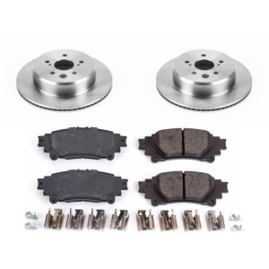 Lexus GS350 Brake Kit - Rear - PowerStop - Z17 Stock Replacement - Z17 Evolution Plus Pads + Autospecialty Rotors - `13-`19