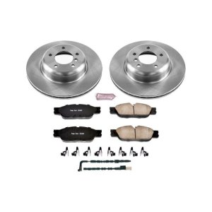 BMW Z4 Brake Kit - Front - PowerStop - Autospecialty Rotors + Z17 Evolution Plus Ceramic Pads - `09-`10