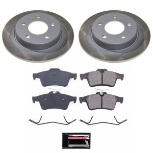 Volkswagen Touareg Brake Kit - Front + Rear - PowerStop - Z17 Evolution Plus Ceramic Pads + Autospecialty Rotors - `11-`15