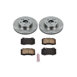 Nissan Leaf Brake Kit - Rear - PowerStop - Autospecialty Brake Rotors + Z17 Evolution Plus Ceramic Pads - `11-`19