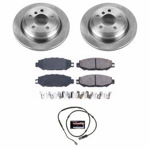 BMW 4 Series Brake Kit - Rear - PowerStop - Z17 Evolution Plus Ceramic Pads + Autospecialty Rotors - 2016 BMW 4 Series Brake Kit - Rear - PowerStop - Z17 Evolution Plus Ceramic Pads + Autospecialty Rotors - 2016