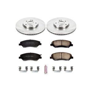 Hyundai Santa Fe Brake Kit - Front - PowerStop - Z17 Stock Replacement Kit - `13-`16