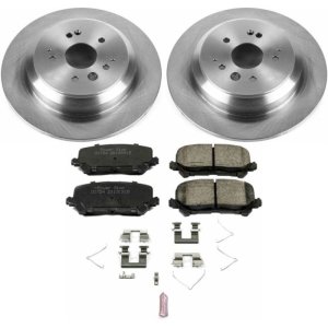 Acura MDX Brake Kit - Rear - PowerStop - Z17 Evolution Plus Ceramic Pads + Autospecialty Rotors - `14-`16