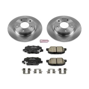 Mazda 3 Brake Kit - Rear - PowerStop - Autospecialty Rotors + Z17 Evolution Plus Ceramic Pads - `14-`16 Mazda 3 Brake Kit - Rear - PowerStop - Autospecialty Rotors + Z17 Evolution Plus Ceramic Pads - `14-`16