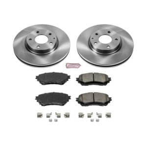 Mazda 6 Brake Kit - Front - PowerStop - Autospecialty Rotors + Z17 Evolution Plus Ceramic Pads - `14-`18