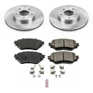 Mazda 3 Brake Kit - Front - PowerStop - Z17 Evolution Plus Ceramic Pads + Autospecialty Rotors - `14-`16 Mazda 3 Brake Kit - Front - PowerStop - Z17 Evolution Plus Ceramic Pads + Autospecialty Rotors - `14-`16