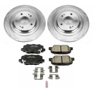 Mitsubishi Outlander Sport Brake Kit - Rear - PowerStop - Autospecialty Rotors + Z17 Evolution Plus Ceramic Pads - `13-`20