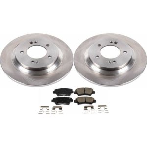 Hyundai Sonata Brake Kit - Rear - PowerStop - Z17 Evolution Plus Ceramic Pads + Autospecialty Rotors - 2015