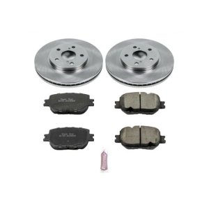 Lexus IS250 Brake Kit - Front - PowerStop - Autospecialty Rotors + Z17 Evolution Plus Ceramic Pads - `14-`15