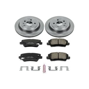 Cadillac CTS Brake Kit - Rear - PowerStop - Autospecialty Rotors + Z17 Evolution Plus Ceramic Pads - `14-`18