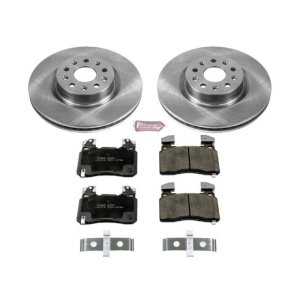 Cadillac CT6 Brake Kit - Front - PowerStop - Autospecialty Rotors + Z17 Evolution Plus Ceramic Pads - `16-`18
