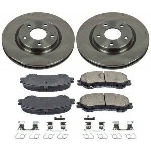 Nissan Rogue Brake Kit - Front - PowerStop - Z17 Evolution Plus Ceramic Pads + Autospecialty Rotors - `14-`19