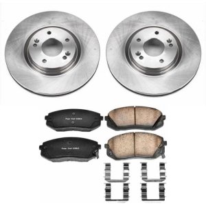 Hyundai Sonata Brake Kit - Front - PowerStop - Z17 Stock Replacement Rotors + Z17 Evolution Plus Ceramic Pads - `15-`16