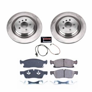 Land Rover Range Rover Sport Brake Pads + Rotors - Rear - PowerStop - Autospecialty Rotors + Z17 Evolution Plus Ceramic Pads - `14-`17 Land Rover Range Rover Sport Brake Pads + Rotors - Rear - PowerStop - Autospecialty Rotors + Z17 Evolution Plus Ceramic Pads - `14-`17