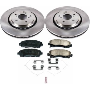 Acura TLX Brake Kit - Front - PowerStop - Z17 Evolution Plus Ceramic Pads + Autospecialty Rotors - `15-`19