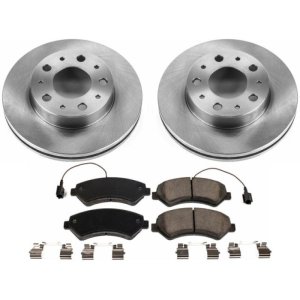 Ram ProMaster 1500 Brake Kit - Front - PowerStop - Autospecialty Rotors + Z17 Evolution Plus Ceramic Pads - `14-`19