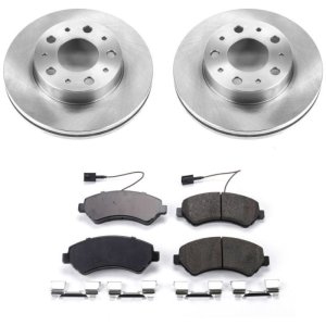 Ram ProMaster 1500 Brake Kit - Front - PowerStop - Z17 Evolution Plus Ceramic Pads + Autospecialty Rotors - `14-`19