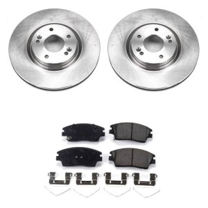Hyundai Tucson Brake Kit - Front - PowerStop - Autospecialty Rotors + Z17 Evolution Plus Ceramic Pads - `15-`17