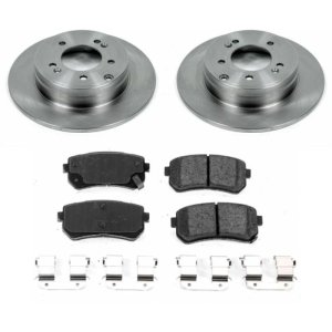 Hyundai Sonata Brake Kit - Rear - PowerStop - Z17 Evolution Plus Ceramic Pads + Autospecialty Rotors - `16-`19 Hyundai Sonata Brake Kit - Rear - PowerStop - Z17 Evolution Plus Ceramic Pads + Autospecialty Rotors - `16-`19