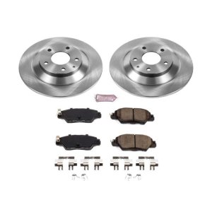 Mazda CX-5 Brake Kit - Rear - PowerStop - Z17 Evolution Plus Ceramic Pads + Autospecialty Rotors - `16-`18