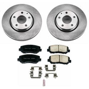 Mazda CX-5 Brake Kit - Front - PowerStop - Z17 Evolution Plus Rotors + Ceramic Pads - `16-`18