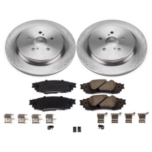 Lexus RX350 Brake Kit - Rear - PowerStop - Z17 Evolution Plus Ceramic Pads + Autospecialty Rotors - `16-`18