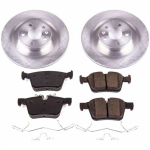 Volvo S90 Brake Kit - Rear - PowerStop - Z17 Evolution Plus Ceramic Pads + Autospecialty Rotors - `17-`18