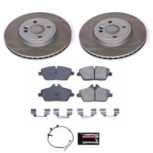 Volkswagen Passat Brake Kit - Front + Rear - PowerStop - Autospecialty Brake Rotors + Z17 Evolution Plus Ceramic Pads - 2009