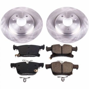 Chrysler Pacifica Brake Kit - Rear - PowerStop - OE Stock Replacement + Z17 Evolution Plus Ceramic Pads + Autospecialty Rotors - `17-`19