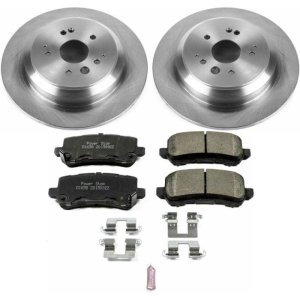 Acura MDX Brake Kit - Rear - PowerStop - Z17 Stock Replacement Rotors + Z17 Evolution Plus Ceramic Pads - `17-`19