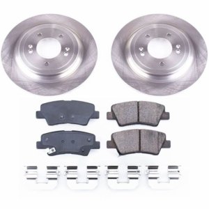 Kia Sportage Brake Kit - Rear - PowerStop - Z17 Evolution Plus Ceramic Pads + Autospecialty Rotors - `17-`18