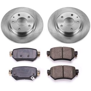 Mazda 6 Brake Kit - Rear - PowerStop - Autospecialty Rotors + Z17 Evolution Plus Ceramic Pads - `16-`18