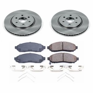 Nissan Frontier Brake Kit - Front - PowerStop - Z17 Evolution Plus Ceramic Pads + Autospecialty Rotors - 2019