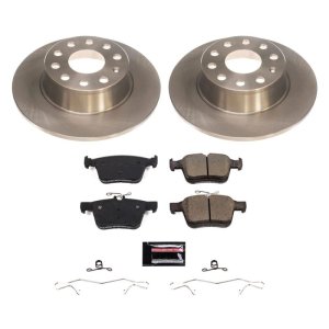 Volkswagen Jetta Brake Kit - Rear - PowerStop - Z17 Evolution Plus Ceramic Pads + Autospecialty Rotors - 2019