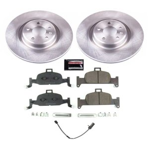 Audi Q5 Brake Kit - Front - PowerStop - Autospecialty Rotors + Z17 Evolution Plus Ceramic Pads - `18-`22