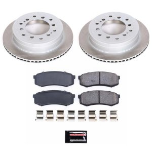 BMW Z4 Brake Kit - Front + Rear - PowerStop - Autospecialty Rotors + Z17 Evolution Plus Ceramic Pads - `03-`08