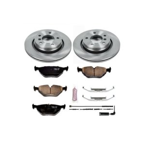 BMW 323i Brake Kit - Rear - PowerStop - Z17 Evolution Plus Ceramic Pads + Autospecialty Rotors - 2000