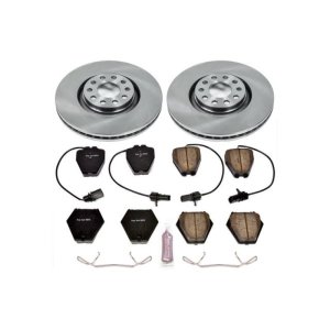 Audi A6 Quattro Brake Kit - Front - PowerStop - Z17 Evolution Plus Ceramic Pads + Autospecialty Rotors - `00-`01