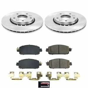 Nissan Kicks Brake Kit - Front - PowerStop - Z17 Evolution Plus Ceramic Pads + Autospecialty Rotors - `21-`24