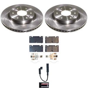Chevrolet Colorado Brake Kit - Front - PowerStop - Z17 Evolution Plus Ceramic Pads + Autospecialty Rotors - `23-`24